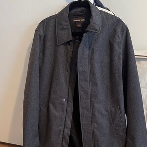 Michael Kors Men's Charcoal Shirt Jacket